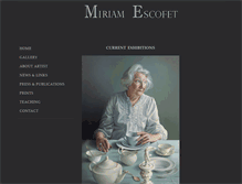 Tablet Screenshot of miriamescofet.com